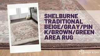 Shelburne Traditional Beige/Gray/Pink/Brown/Green Area Rug
