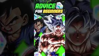 BEST BEGINNER ADVICE FOR NOOBS! 💎 #DragonBall #DragonBallLegends #DBLegends #Shorts