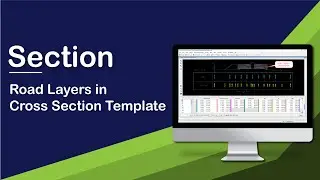 Road Layers in Cross Section Template - Base, GSB, WMM, BM, SDBC