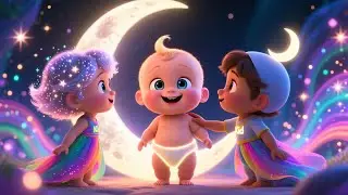 MoonKids Happy Land 🌙🎵 Fun Adventure Song for Kids | Learn Numbers, Colors, ABCs