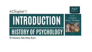 Chapter-1 | Introduction | History of Psychology | B. R. Hergenhahn @psychlearning