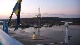 Leaving Turku, Finland, on M/S Silja Galaxy, to Stockholm, Sweden (Part 1).
