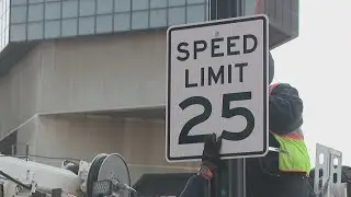 Speed limit changes from 35 to 25 mph in downtown Columbus