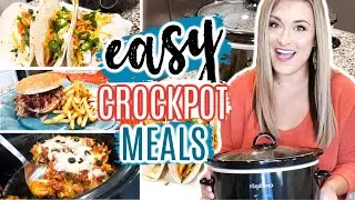 CROCK POT DINNERS | COZY SLOW COOKER MEALS | EASY CROCKPOT RECIPES | Cook Clean And Repeat