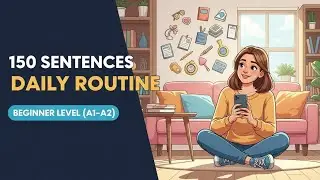 150 Sentences for Daily Routine English Practice | A2&ndash;B1 Fluency
