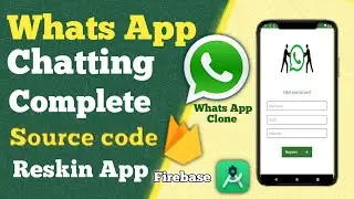 How to Create WhatsApp App in Android Studio with Source Code | Whatsapp Clone | Chatting App Hindi