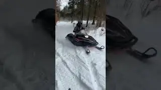 Drifting My Snowmobile #automobile #snow #offroad