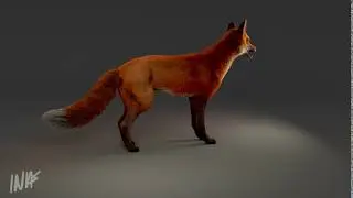 CG Fox Turnaround by Ina Stokland