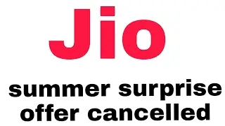 Jio Summer Surprise Offer Stopped TRAI puts BAN