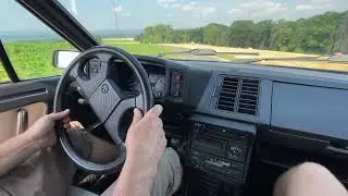 1986 VW Scirocco II Scala Interieur Fahrt - interior drive