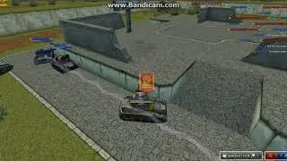 Tanki online sandbox CTF hornet+railgun