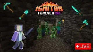 Caving in the deepest and scariest caves on IgnitorSMP!!