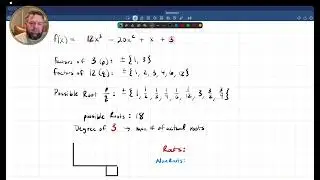 Applying Rational Root Theorem