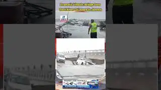 Dramatic Visuals: Bridge Over Tawi River Collapses In