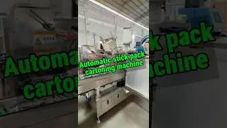 Automatic Stick-Pack Cartoner | Counting, Collating & Clean Hot-Melt/Tuck Seal #machine