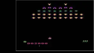 Atari 8-Bit, Emulated, Galactic Chase, 5730 points