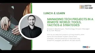 Managing Tech Projects in a remote world: Tools, Tactics & Strategies