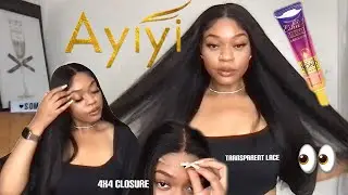 🥵 SWEAT PROOF APPLICATION‼️ (DETAILED) ESHA GLUE 👀 AYIYA HAIR