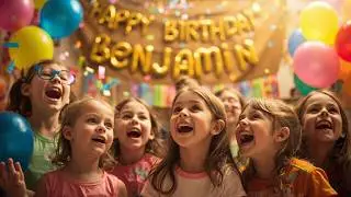 Happy Birthday Benjamin 🎉 | Original Birthday Song with Name | Kids Celebration Music