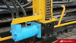 Solar Power Station Construction Equipment Hydraulic Post Driving Machine