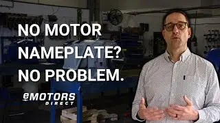 What to do if Your Motor Doesn't Have a Nameplate