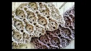 Puntada fácil a crochet: Rombos calados