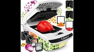 Fullstar Pro Chopper 4-in-1 &ndash;Vegetable & Fruit Chopper with Container, Spiralizer Kitchen Essential