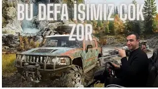 ARAZİDE CALIŞMAK ZORDUR YEĞENİM-BÖLÜM 3 //SNOW RUNNER//G29//