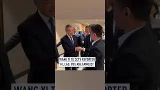 Chinese FM Wang Yi shares friendly exchange with CCTV reporter at UN HQ