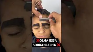 😮OLHA ESSA SOBRANCELHA 😮😮 #barbearia #barber #hairstyle #barbershops #barba #disfar&ccedil;ado