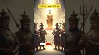 The Four Heavenly Kings Bow Before the Buddha🪷#Buddhism #Buddha #Meditation #Spirituality #불교