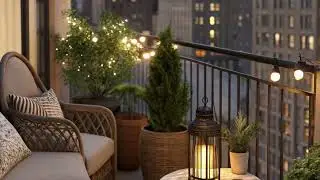 Cozy New York Balcony Ambience