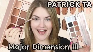 PATRICK TA MAJOR DIMENSION III MATTE EYESHADOW PALETTE | REVIEW AND COMPARISONS
