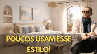 Use o Estilo Mediterrâneo no Quarto e na Sala para Ter uma Casa Clara, Elegante e Aconchegante