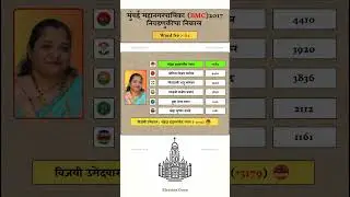 Mumbai BMC Election 2017 Result | Ward no :- 64 #mumbai #bmc #election #result #bmcelection