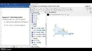 Tegne trekanter på GeoGebra nr. 2