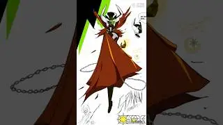 SPAWN KNIGHT Speed Drawing 🟢 (Spawn Fanart)