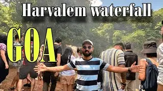 Harvalem waterfall goa || most famous Aqua waterfall ||  north goa
