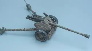 DRAGON 1/35 6250 7.5CM PAK 40 LATE TYPE  Painting&Weathering
