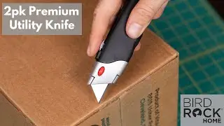 The BIRDROCK HOME (Internet's Best) 2pk Premium Utility Knife - Box Cutter