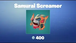Samurai Screamer | Fortnite Back Bling