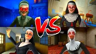 Horror Jumpscares 😱 EVIL NUN THE BROKEN MASK vs EVIL NUN vs EVIL NUN 2 vs EVIL NUN RUSH - Evolution