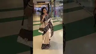 Semi Tussar silk saree With chitrakala digital print. With beautiful BP. Pp -- 1650 + ship