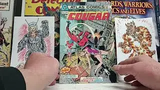 EP 656 The Cougar #1 Atlas Comics 1975 By Steve Mitchell Dan Adkins Frank Springer. Vampires.