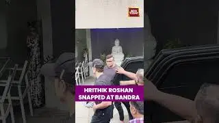 #HrithikRoshan Snapped At Clinic In Bandra | #celebspotted #bollywood #entertainment #bandra #mumbai