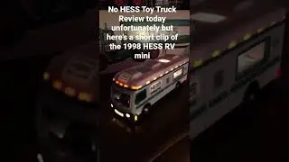 1998 HESS RV Mini (Short Clip)