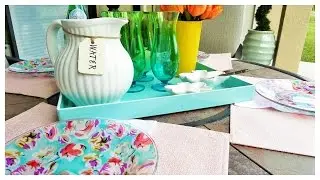 DIY: Lilly Pulitzer Inspired Plate