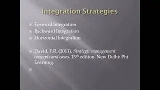 What are the integration strategies
