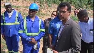 Public Utilities Minister Tours Material Recovery Facility