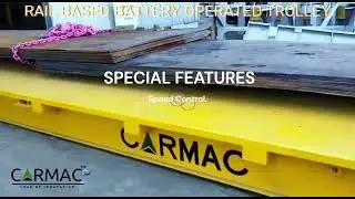 RAIL BASED BATTERY OPERATED TROLLEY